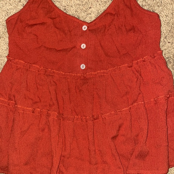 NWOT TIERED BOHO CROP TANK - Picture 2 of 3